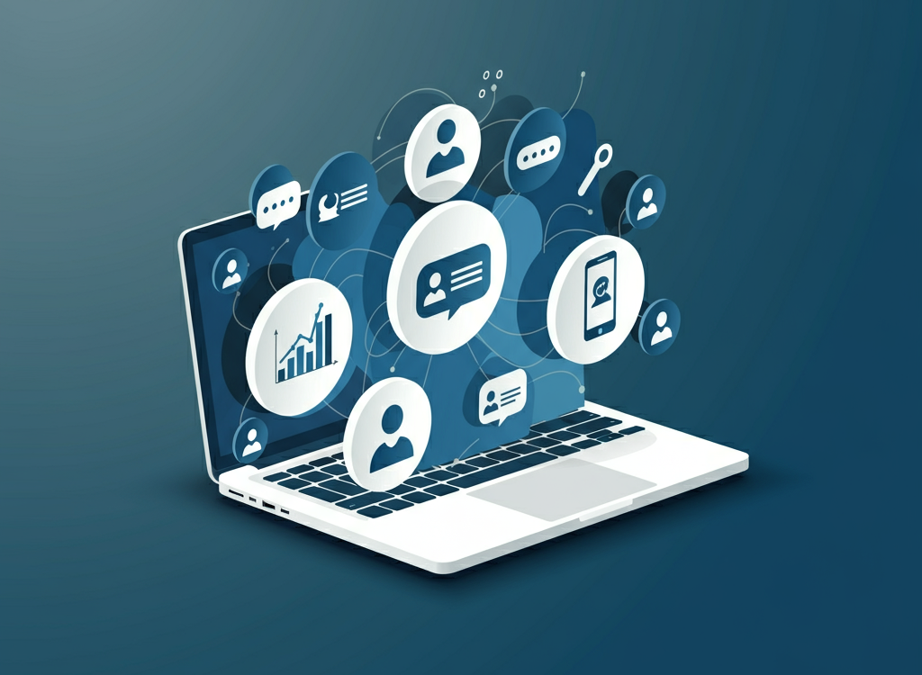 Digital marketing tools and social media icons for JonathonSpire blog