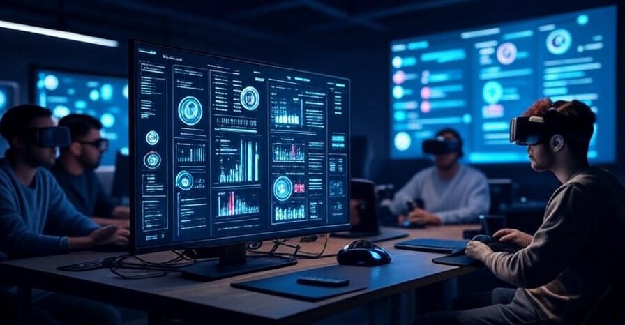 Futuristic tech trends in AI, gaming, and fintech for SeveredBytes 2025